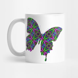 Neon Diamond Pattern Mug